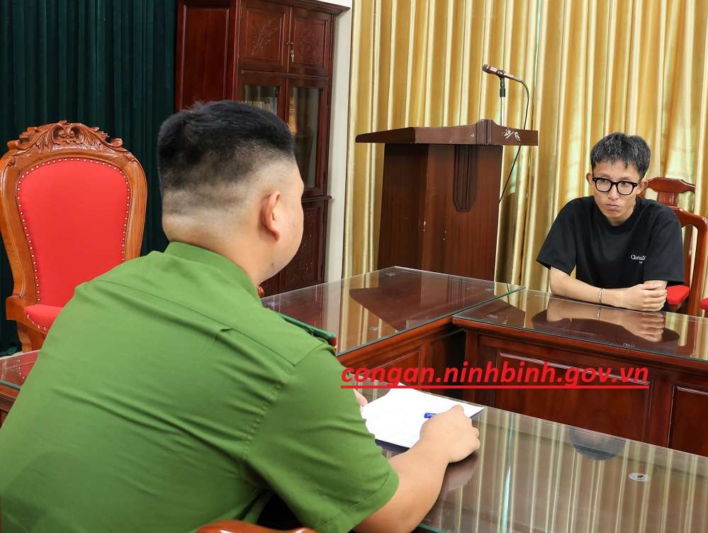 Phòng Cảnh sát hình sự Công an tỉnh triệu tập, điều tra, làm rõ nhóm thanh, thiếu niên gây rối trật tự công cộng, ghi hình, đăng lên mạng xã hội
