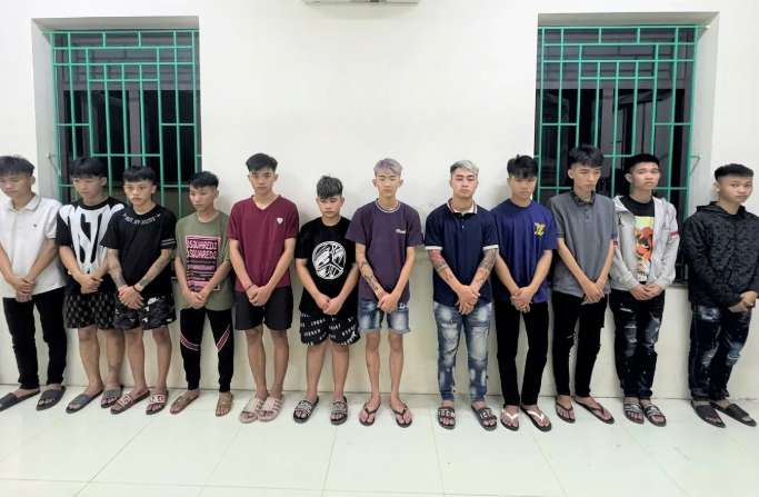 Ninh Bình: khởi tố 12 bị can về hành vi gây rối trật tự công cộng trên địa bàn