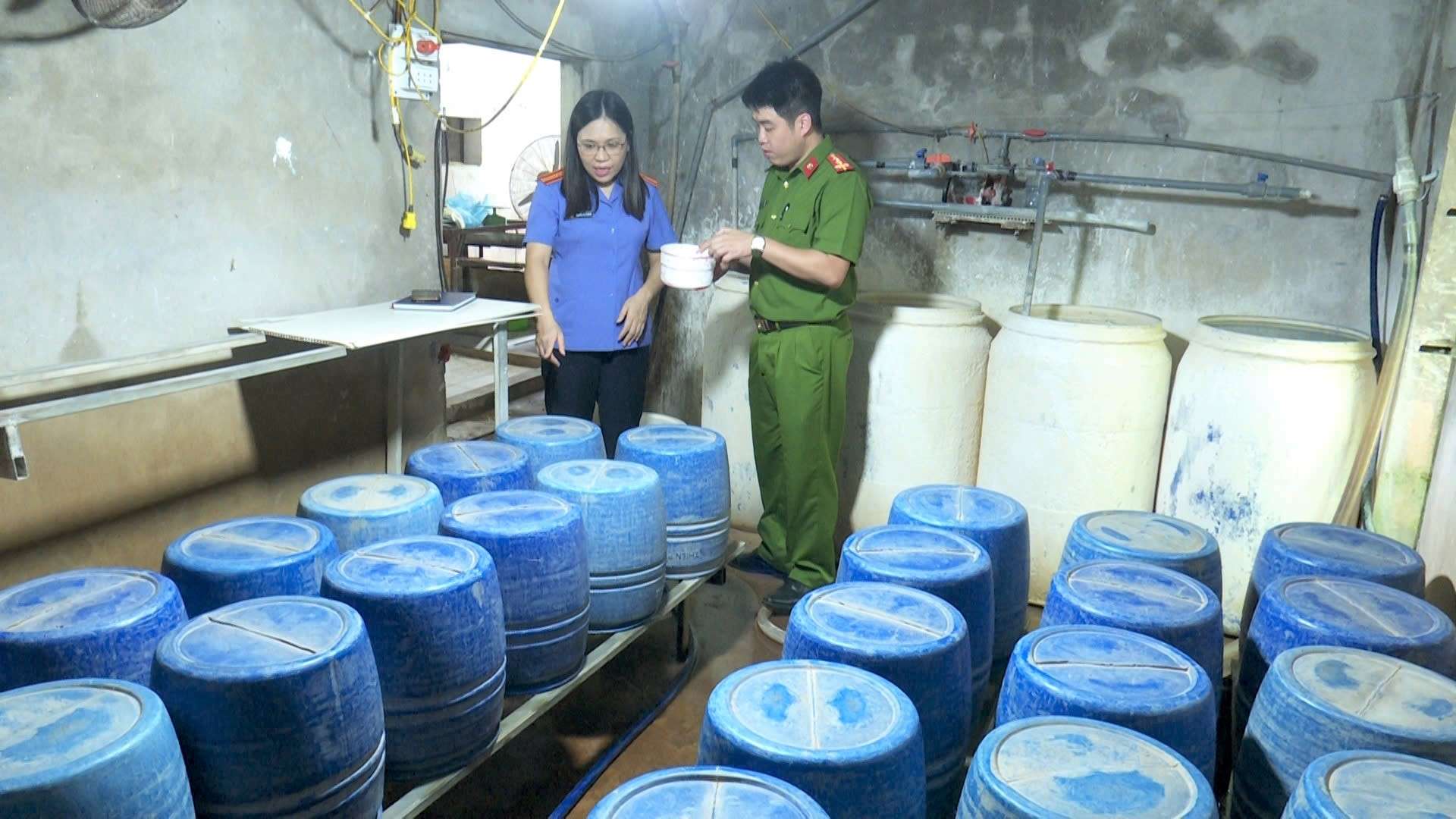 Ninh Bình: Khởi tố đối tượng dùng hóa chất sản xuất 1,4 tấn giá đỗ