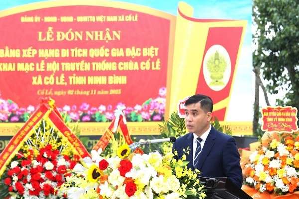 Ninh Bình đón nhận Bằng xếp hạng Di tích quốc gia đặc biệt Chùa Cổ Lễ